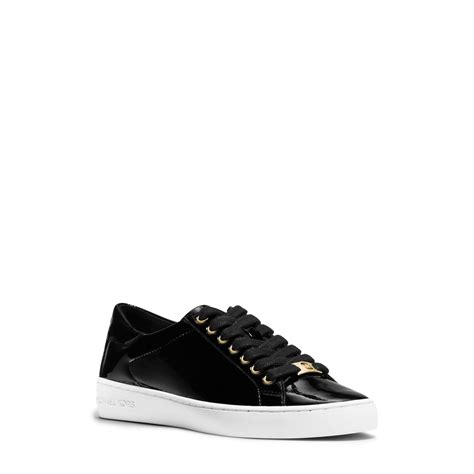 michael kors baskets keaton kiltie sneaker noir|Keaton Leather and Metallic Kiltie Sneaker .